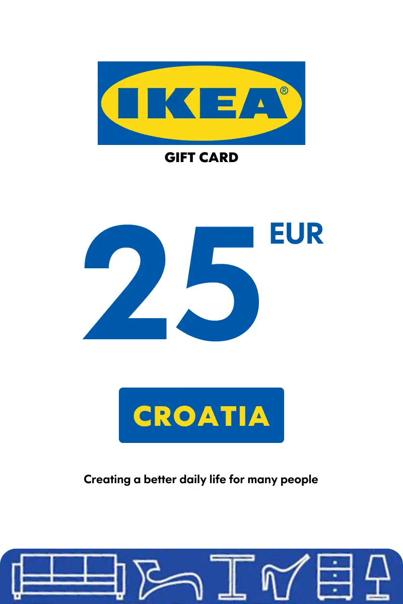 IKEA 25 EUR Gift Card (Croatia) - Digital Key