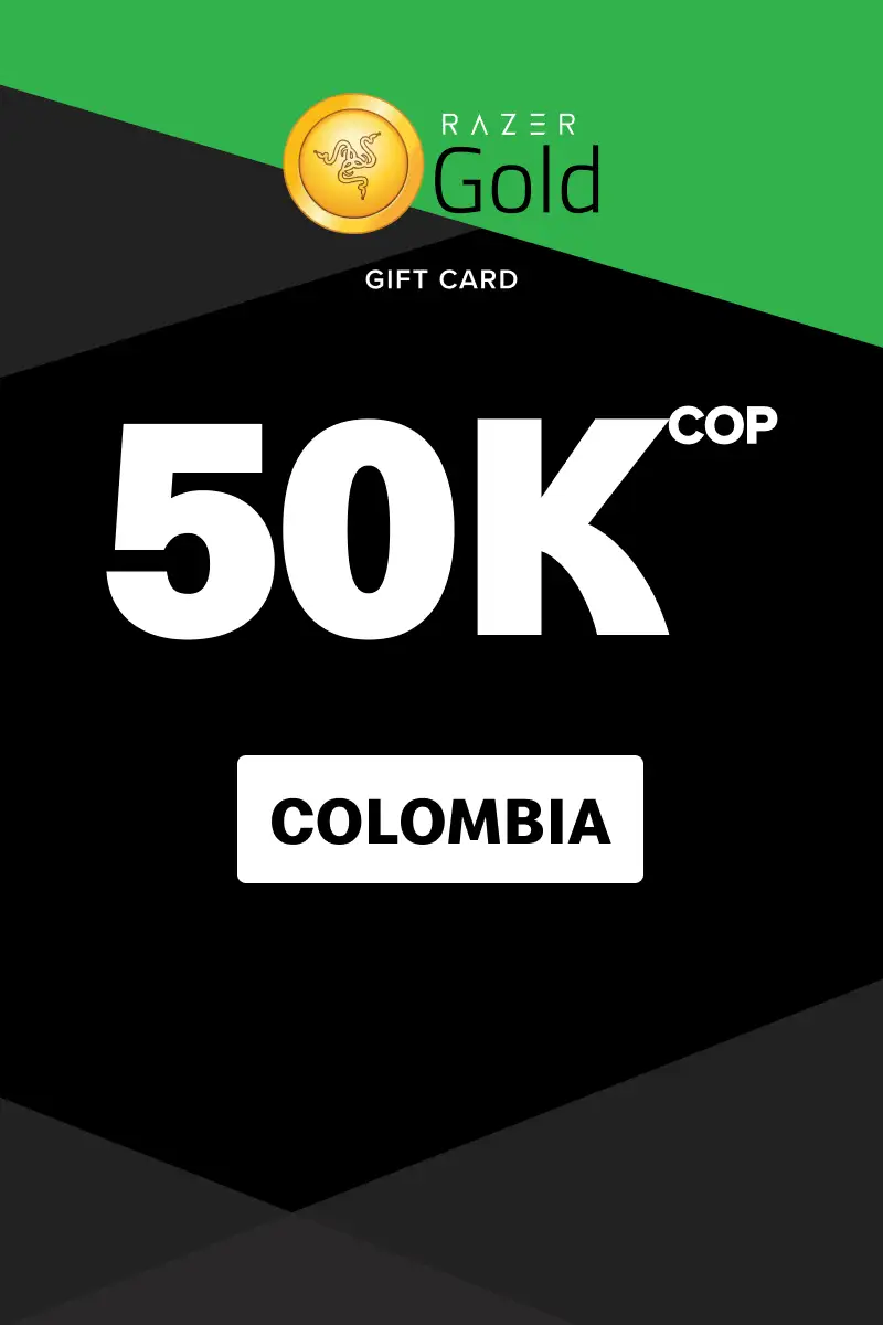 Razer Gold 50000 COP Gift Card (Colombia) - Digital Key