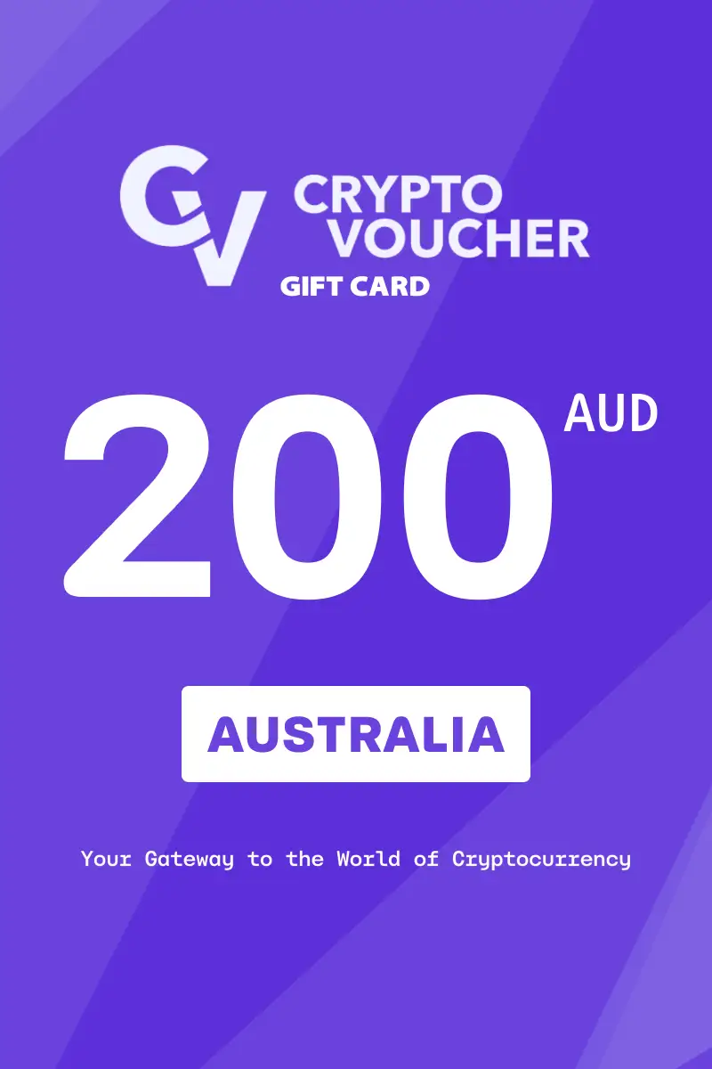 Crypto Voucher 200 AUD Gift Card (Australia) - Digital Key