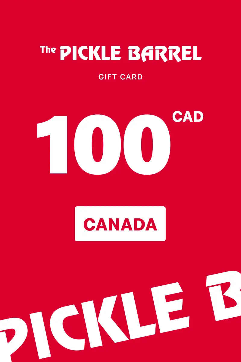 The Pickle Barrel 100 CAD Gift Card (Canada) - Digital Key