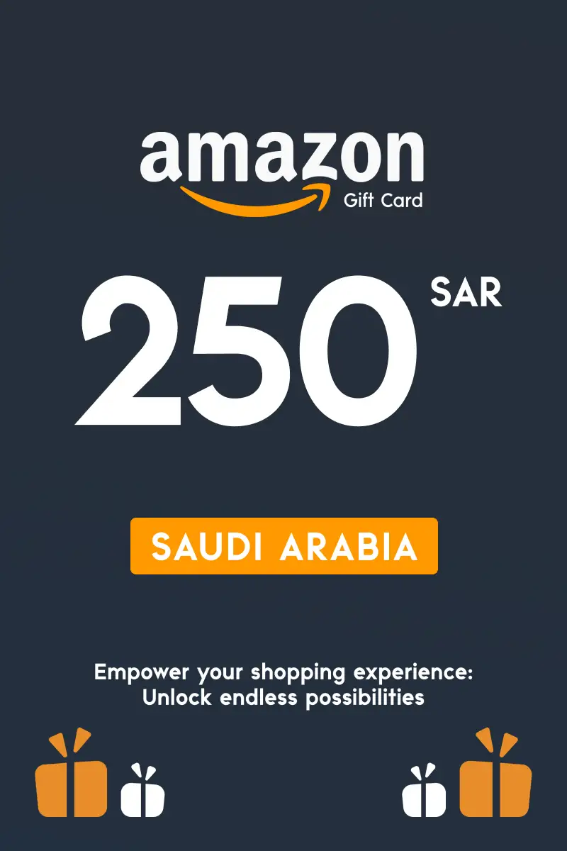 Amazon 250 SAR Gift Card (Saudi Arabia) - Digital Key