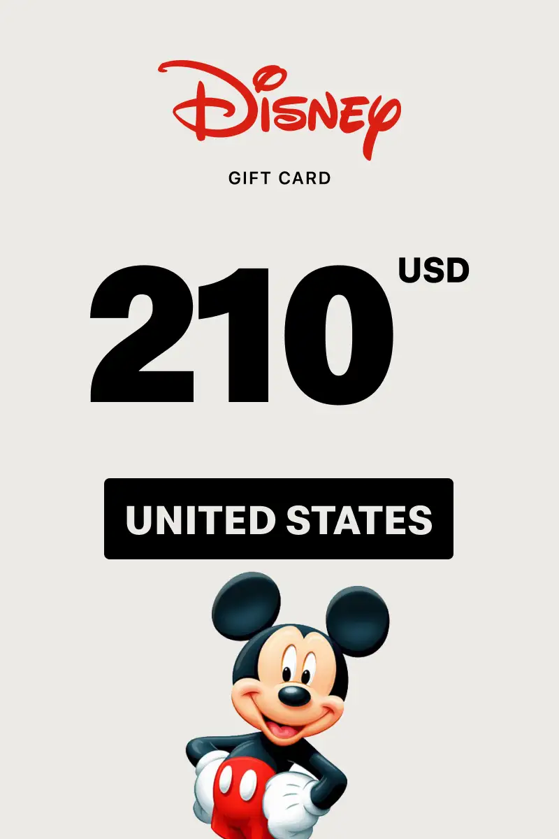 Disney 210 USD Gift Card (United States) - Digital Key