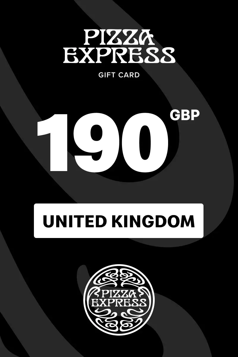 Pizza Express 190 GBP Gift Card (United Kingdom) - Digital Key