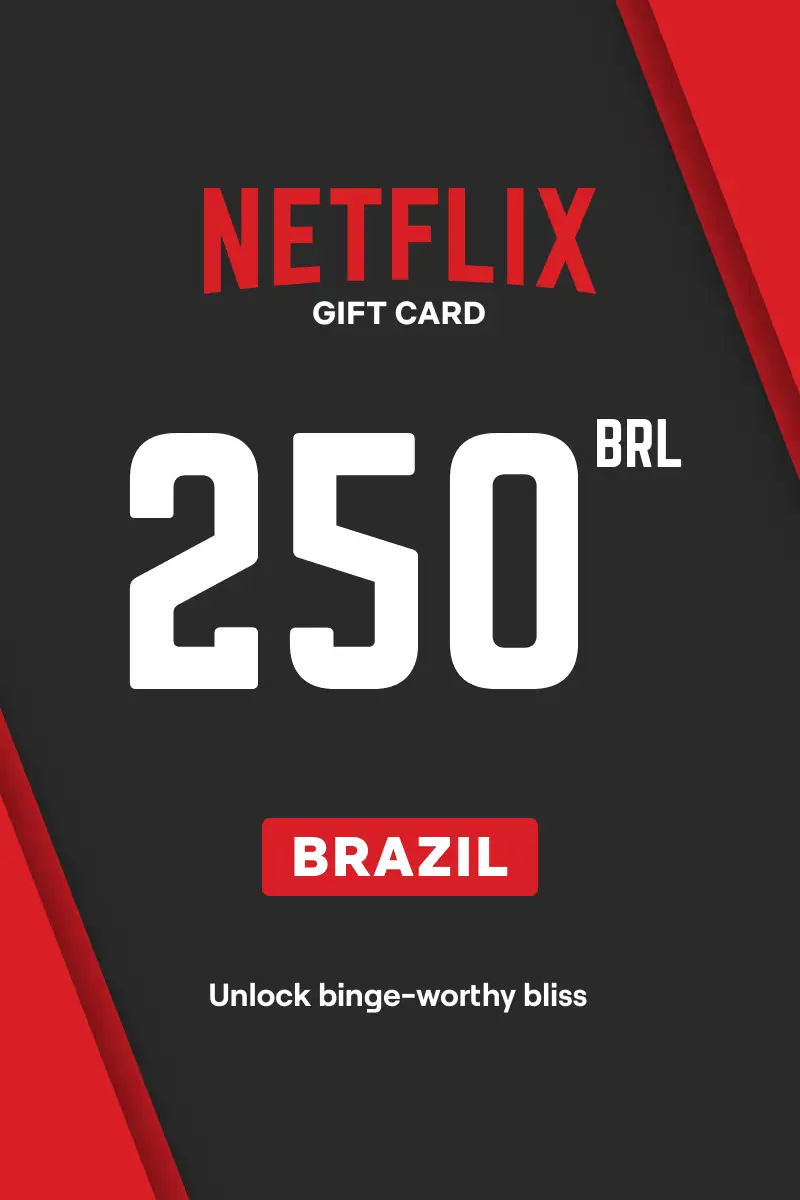 Netflix 250 BRL Gift Card (Brazil) - Digital Key