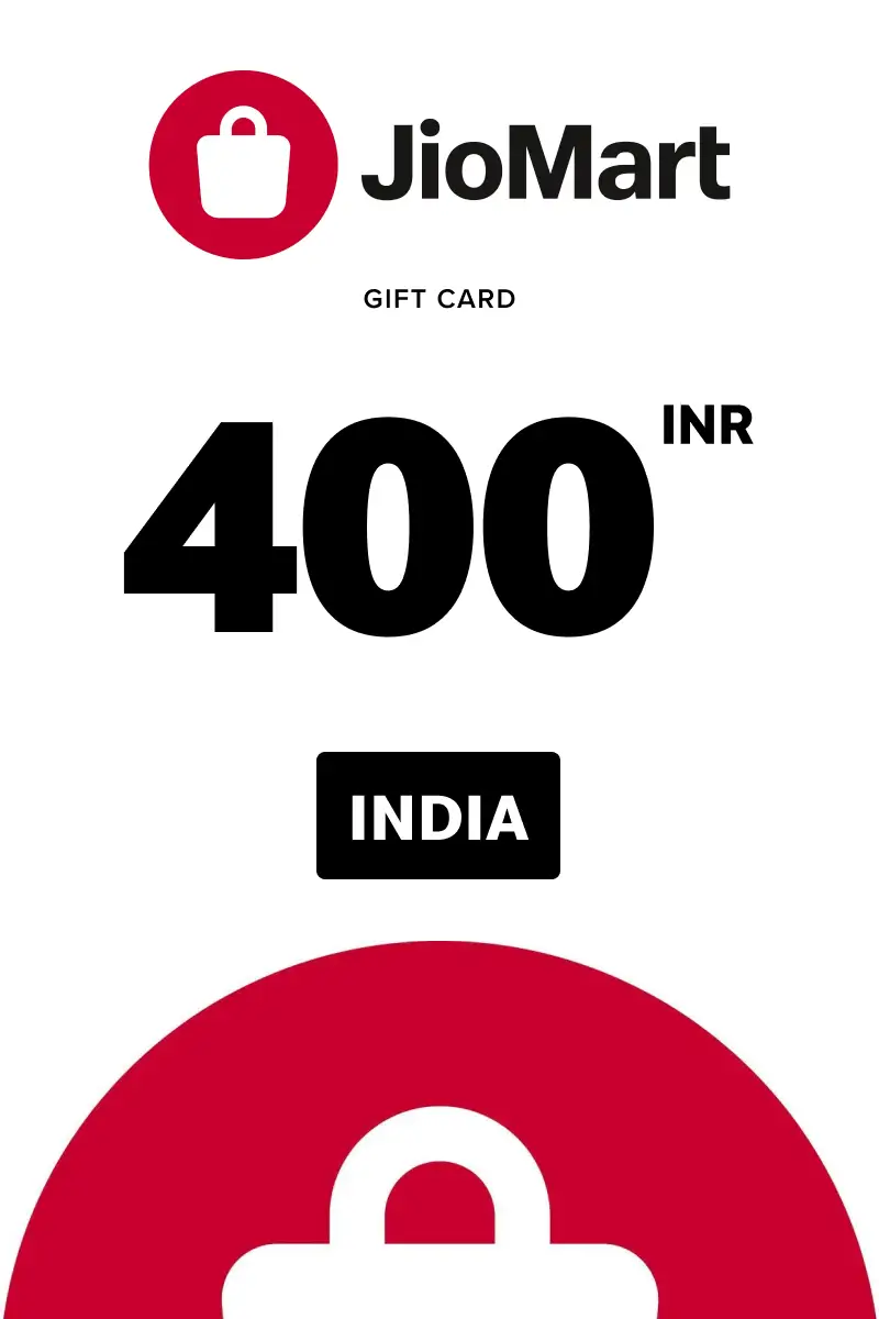 Reliance JioMart 400 INR Gift Card (India) - Digital Key