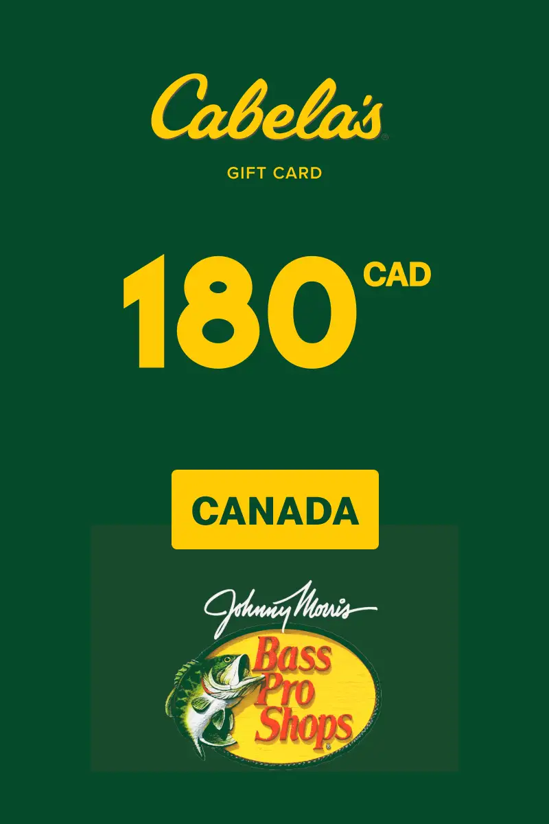 Cabela's 180 CAD Gift Card (Canada) - Digital Key