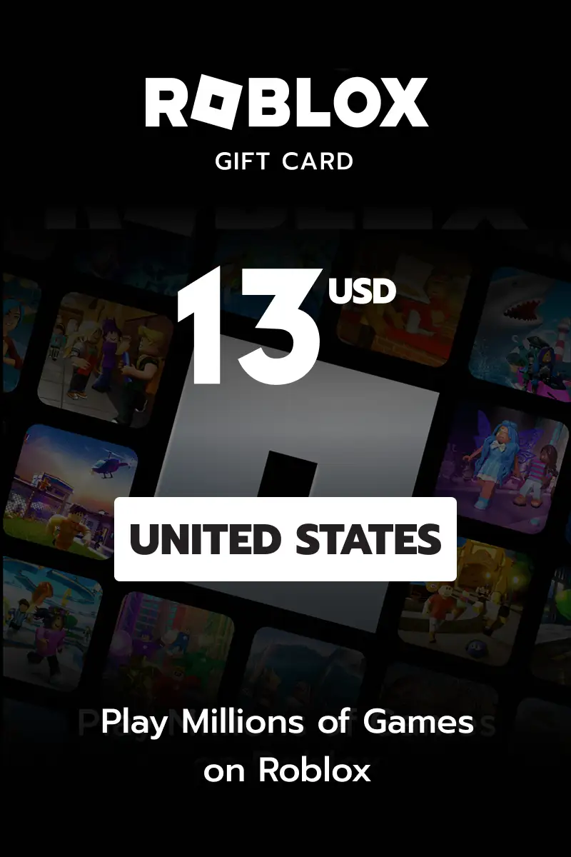 Roblox 13 USD Gift Card (United States) - Digital Key