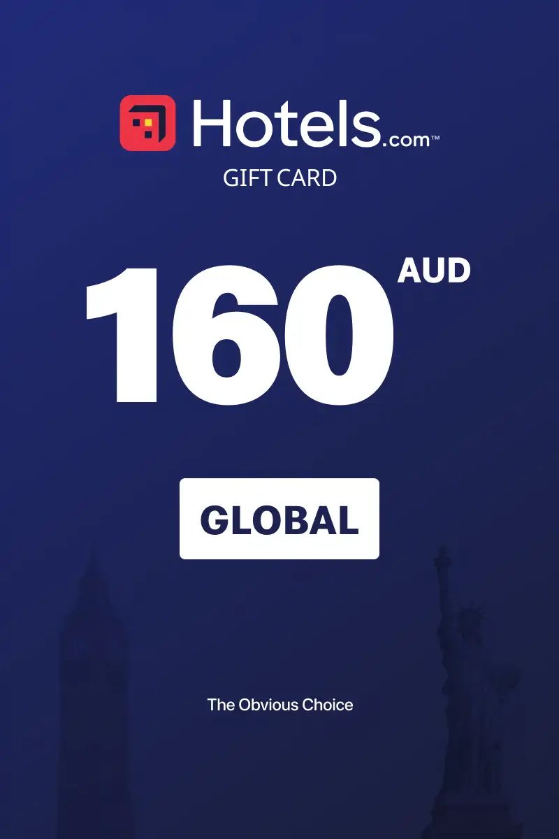 Hotels.com 160 AUD Gift Card (Global) - Digital Key