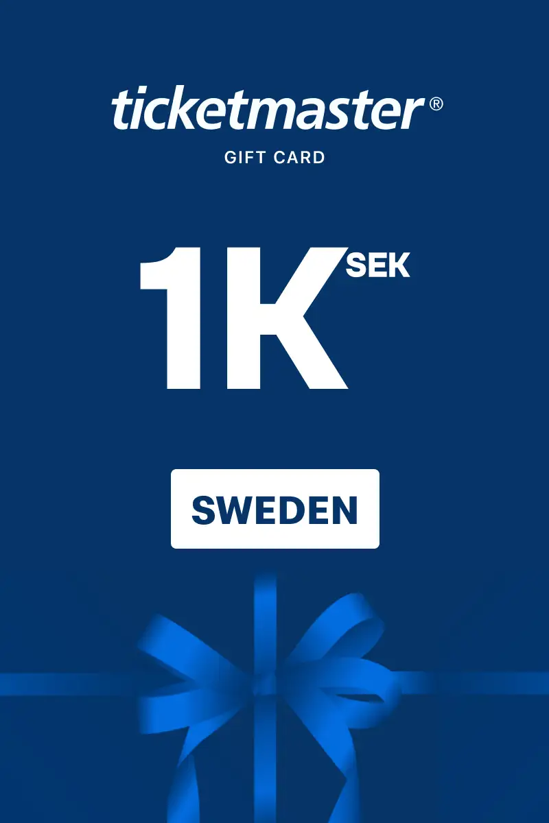 Ticketmaster 1000 SEK Gift Card (Sweden) - Digital Key