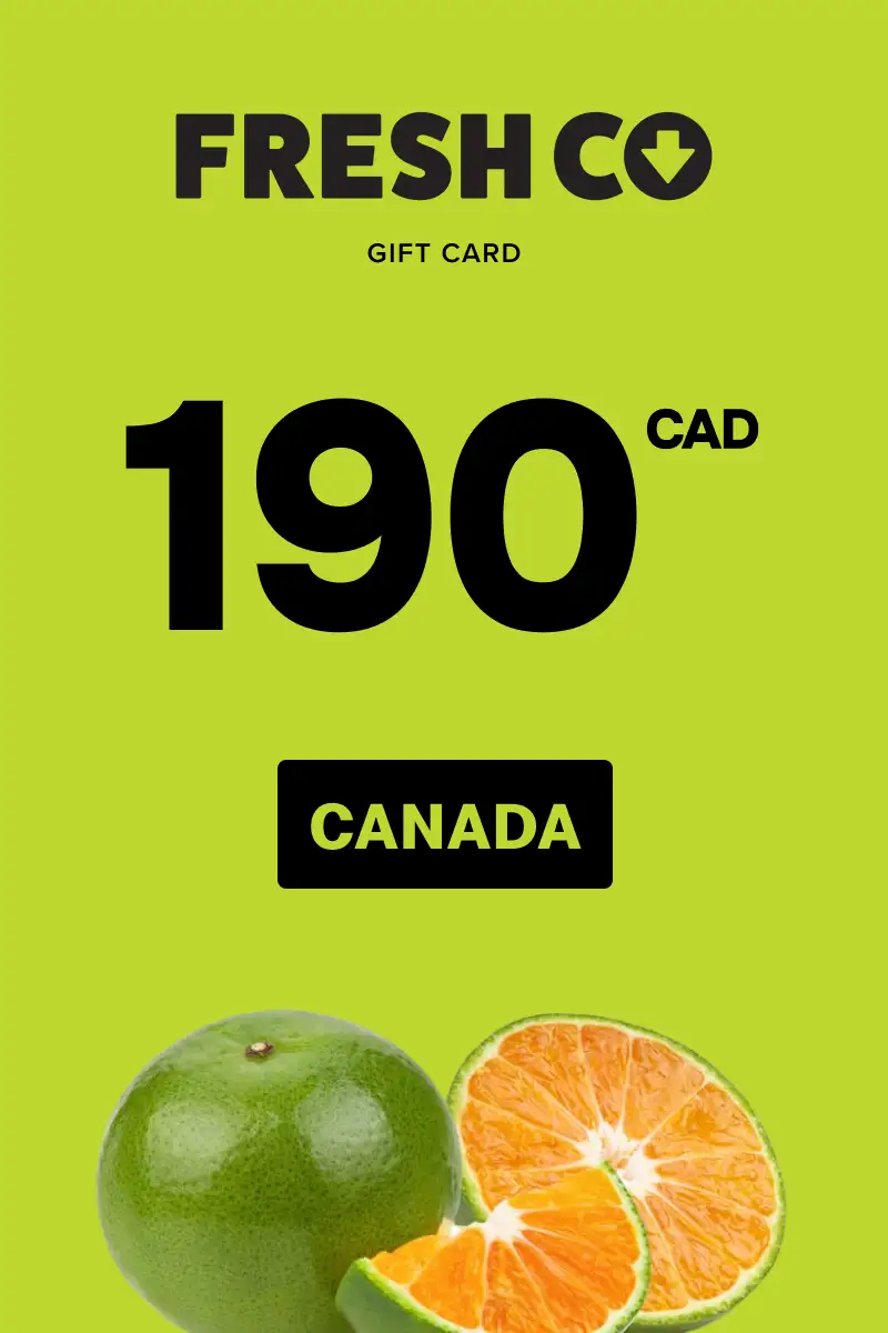 FreshCo 190 CAD Gift Card (Canada) - Digital Key