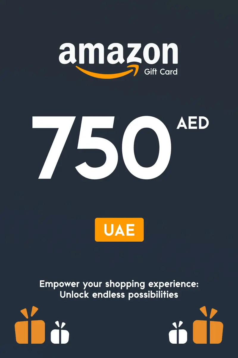Amazon 750 AED Gift Card (United Arab Emirates) - Digital Key