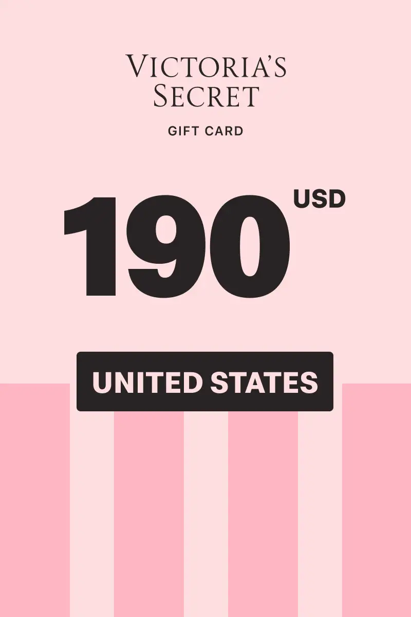 Victoria's Secret Pink 190 USD Gift Card (United States) - Digital Key