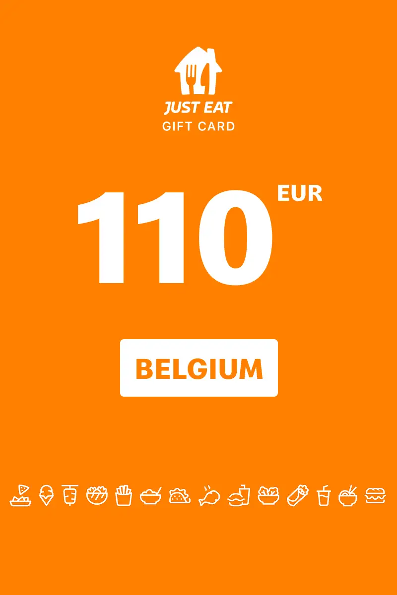 Just Eat 110 EUR Gift Card (Belgium) - Digital Key