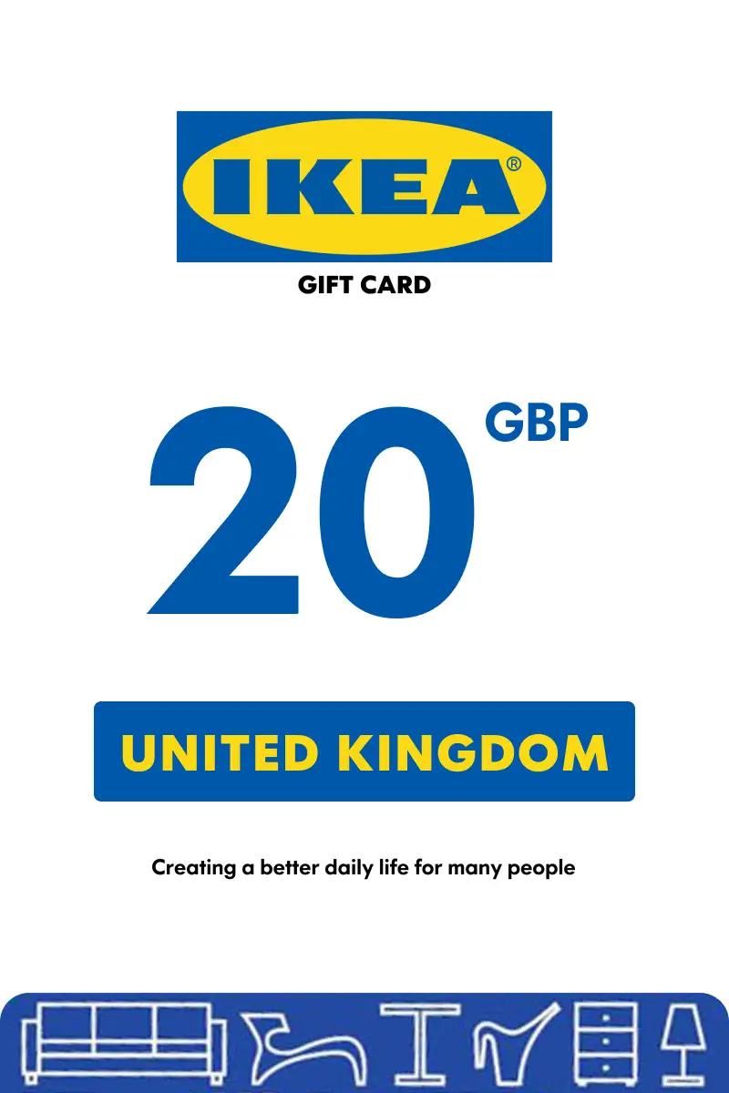 IKEA 20 GBP Gift Card (United Kingdom) - Digital Key