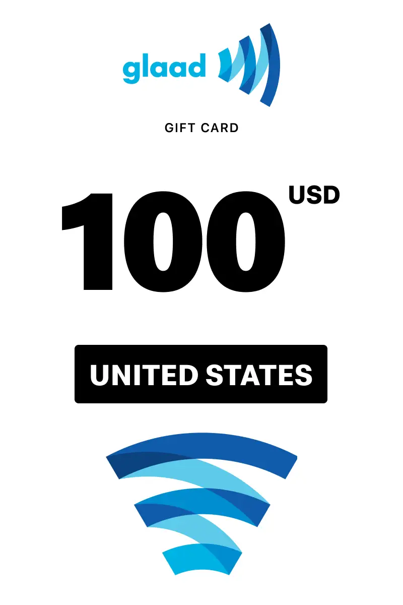 GLAAD 100 USD Gift Card (United States) - Digital Key