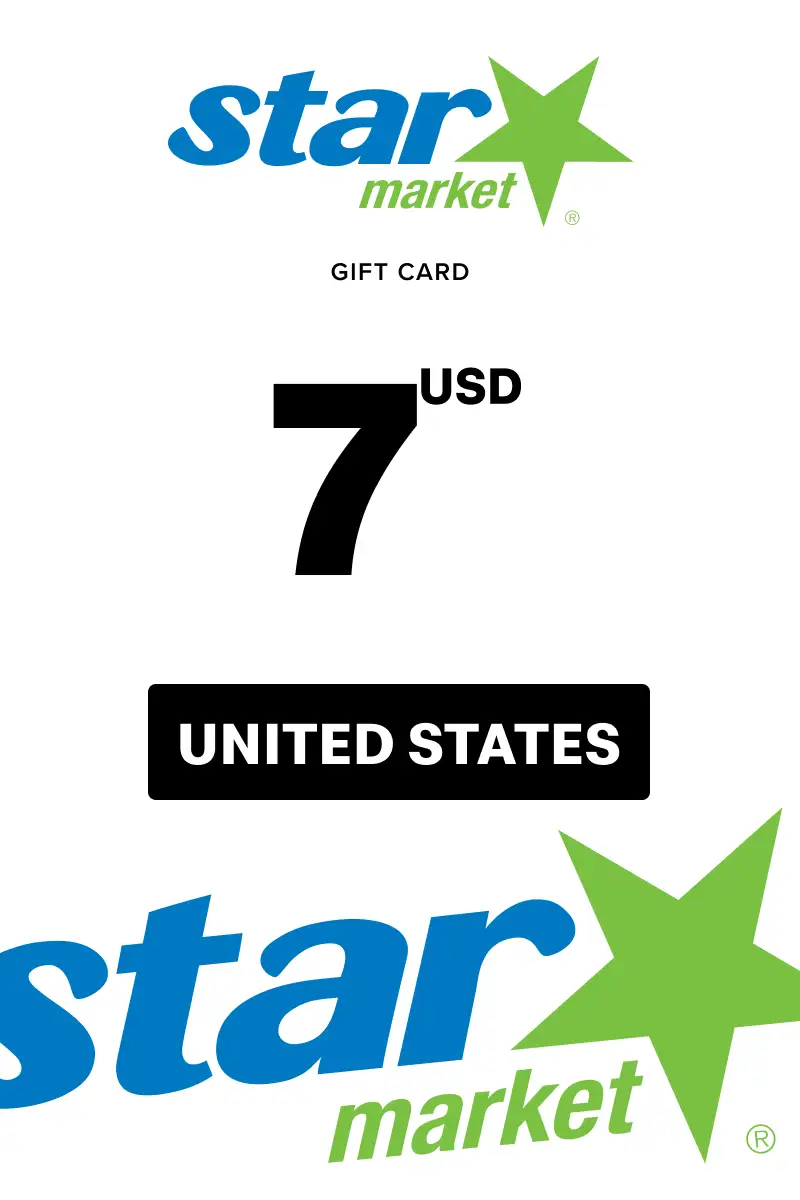 Star Market 7 USD Gift Card (United States) - Digital Key