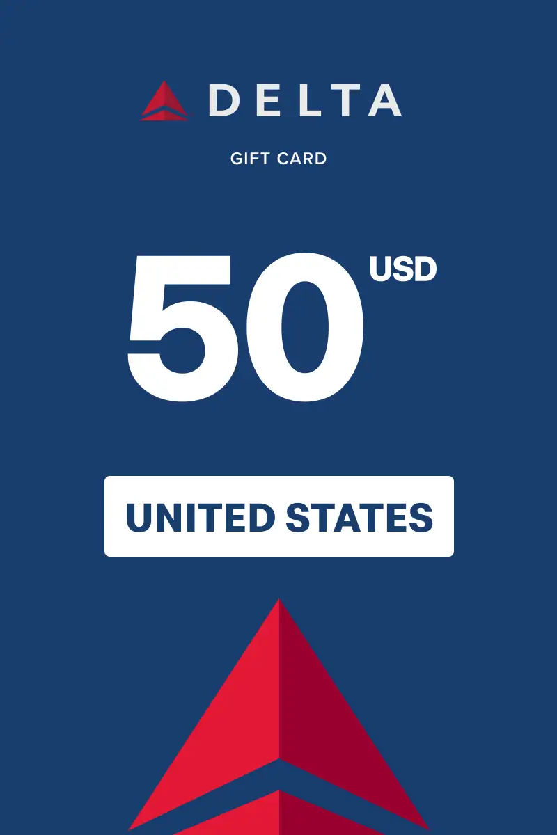 Delta Air Lines 50 USD Gift Card (United States) - Digital Key