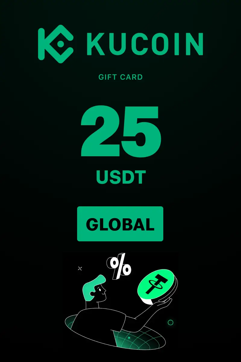 KuCoin Gift Card 25 USDT Gift Card (Global) - Digital Key