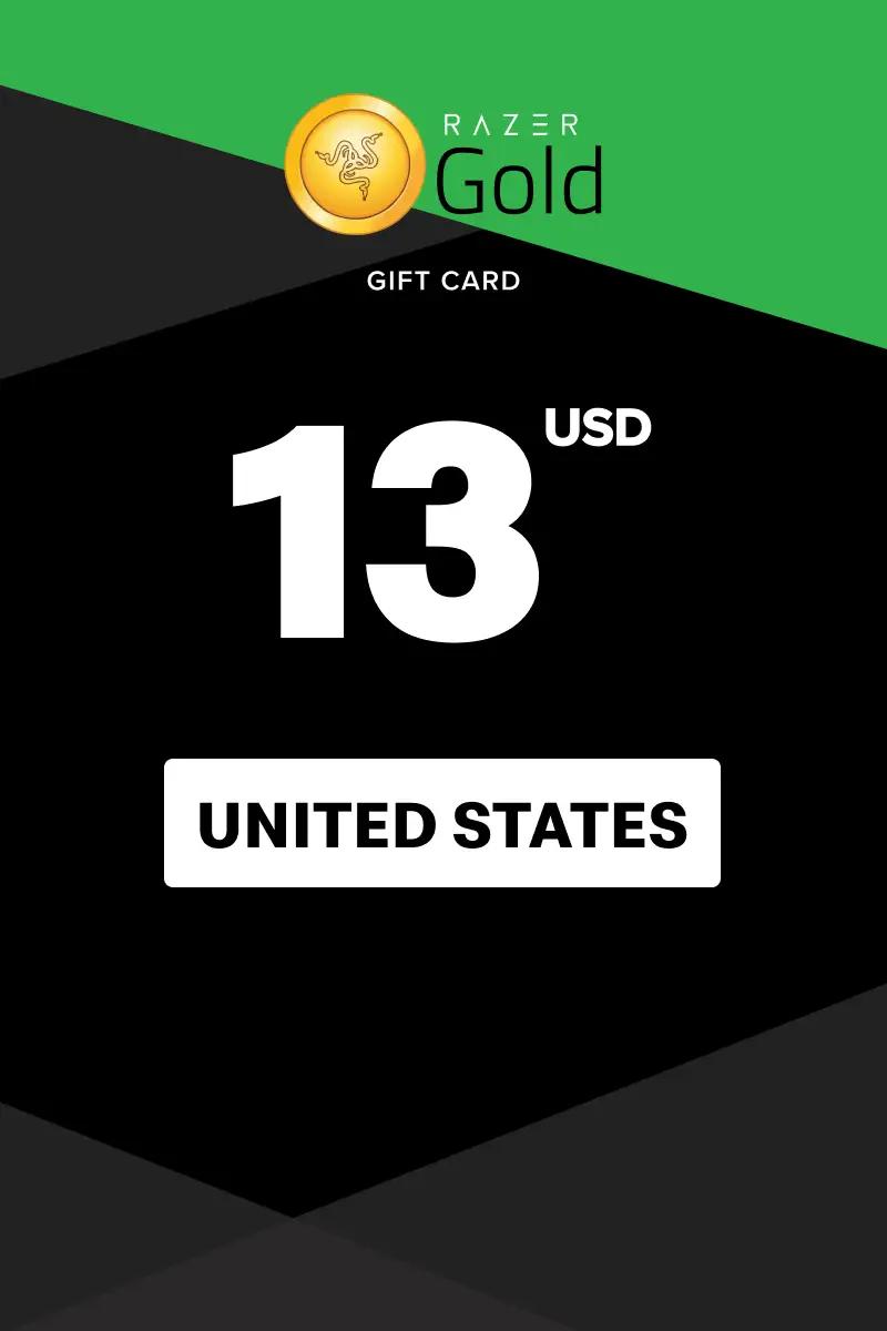 Razer Gold 13 USD Gift Card (United States) - Digital Key
