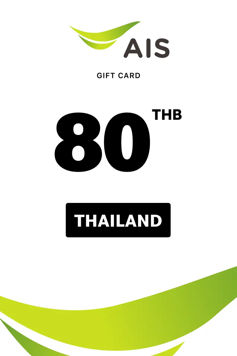 AIS 80 THB Gift Card (Thailand) - Digital Key