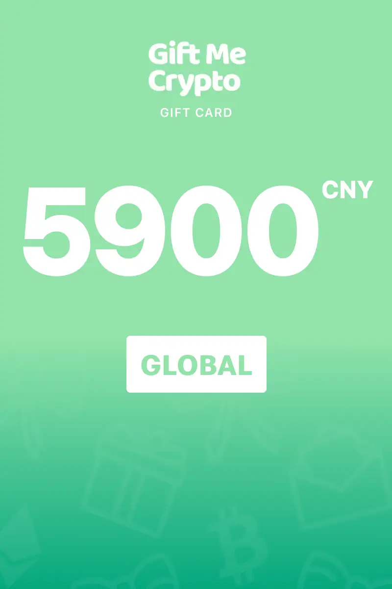 Gift Me Crypto 5900 CNY Gift Card (Global) - Digital Key