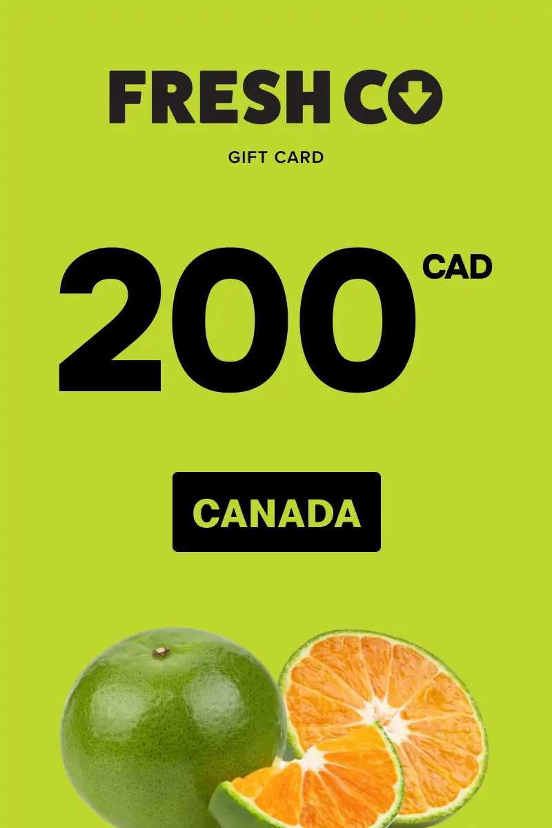 FreshCo 200 CAD Gift Card (Canada) - Digital Key
