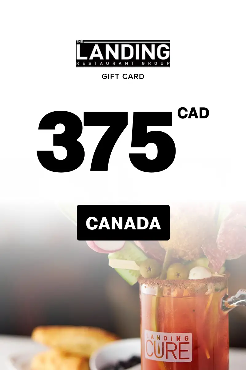 The Landing Group of Restaurants 375 CAD Gift Card (Canada) - Digital Key