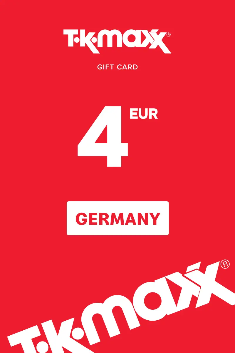TK Maxx 4 EUR Gift Card (Germany) - Digital Key