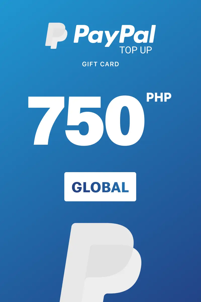 PayPal Instant Top Up 750 PHP Gift Card (Global) - Digital Key