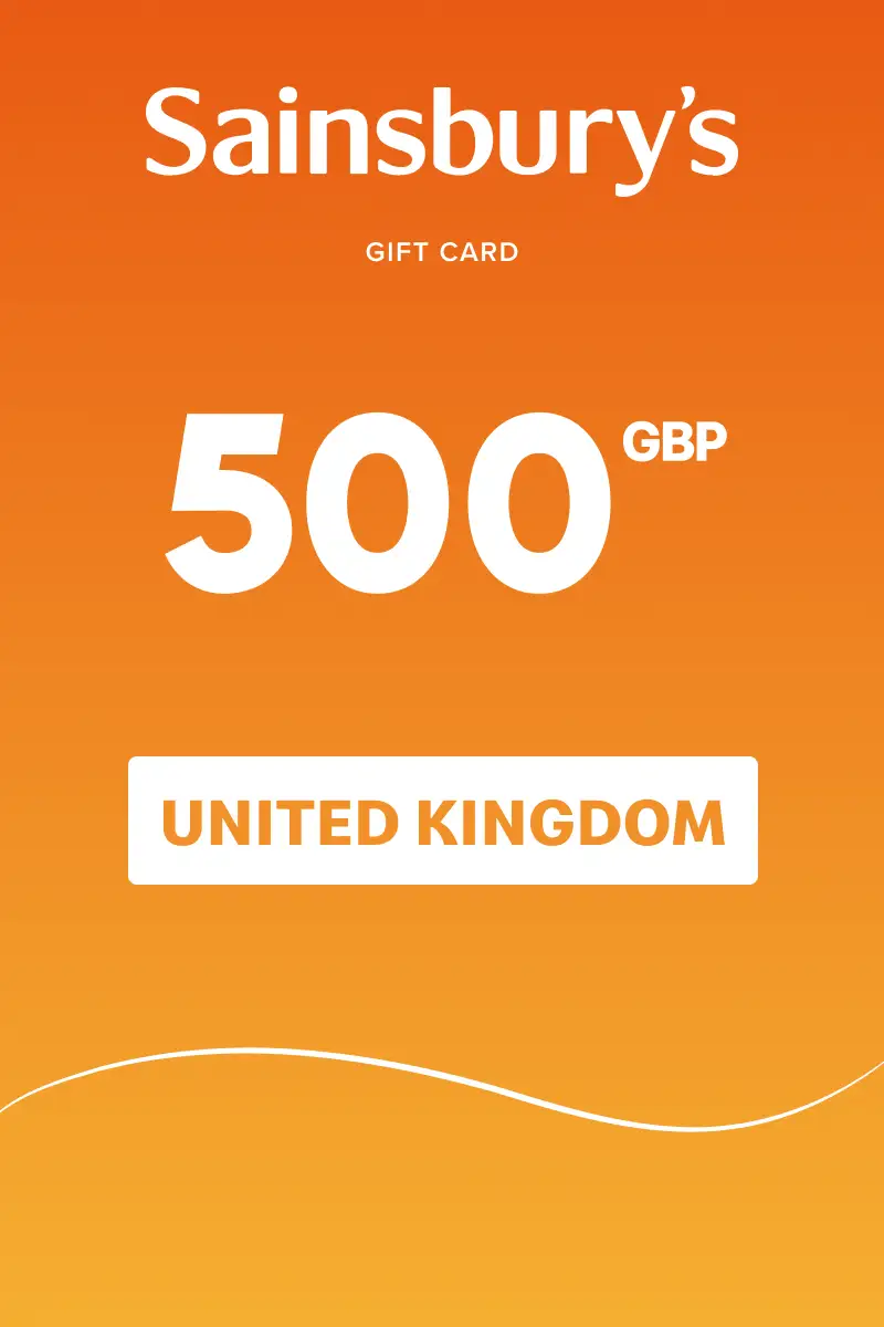 Sainsbury's 500 GBP Gift Card (United Kingdom) - Digital Key