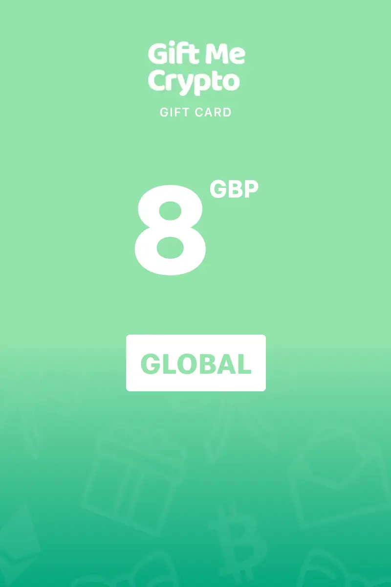 Gift Me Crypto 8 GBP Gift Card (Global) - Digital Key