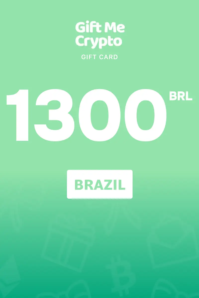 Gift Me Crypto 1300 BRL Gift Card (Brazil) - Digital Key