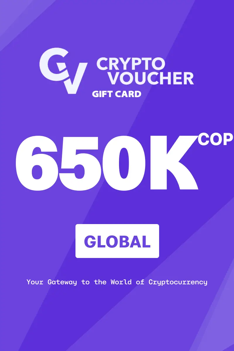 Crypto Voucher 650000 COP Gift Card (Global) - Digital Key
