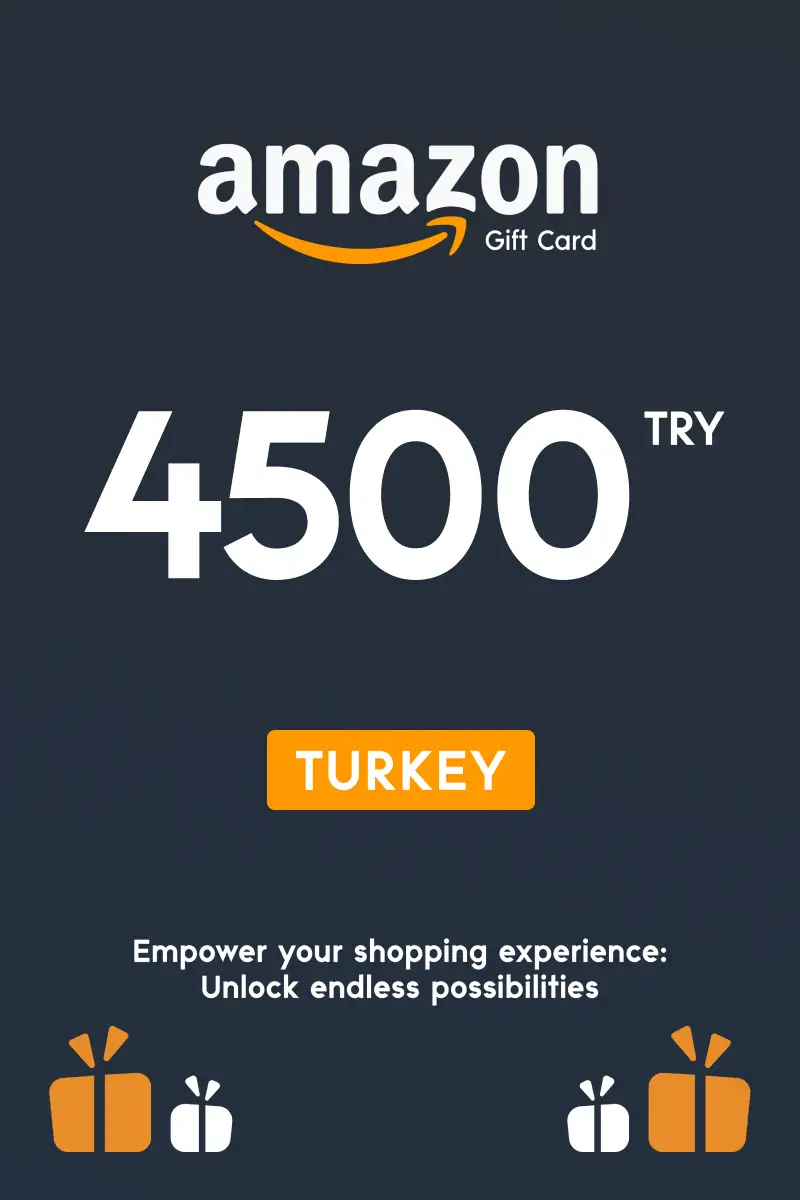 Amazon 4500 TRY Gift Card (Turkey) - Digital Key