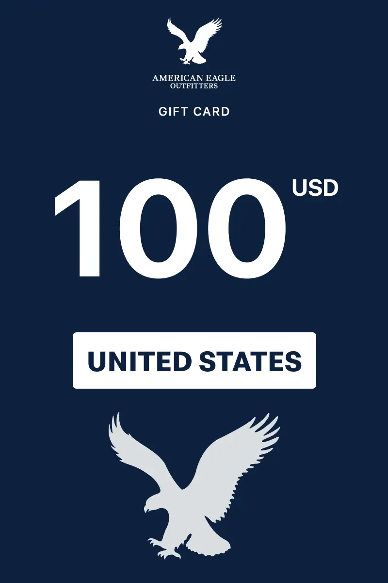 American Eagle Outfitters 100 USD Gift Card (United States) - Digital Key afbeelding 1