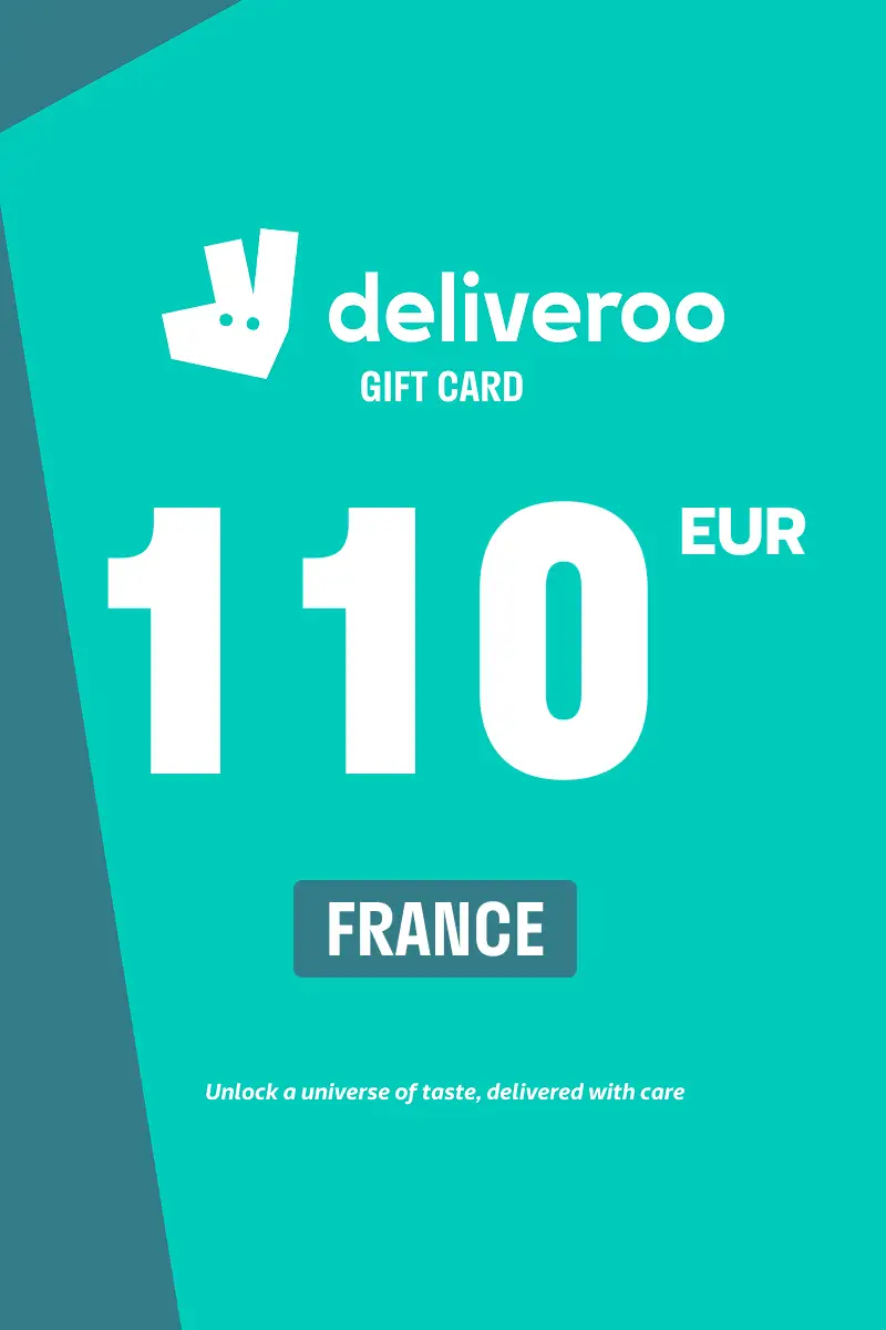 Deliveroo 110 EUR Gift Card (France) - Digital Key