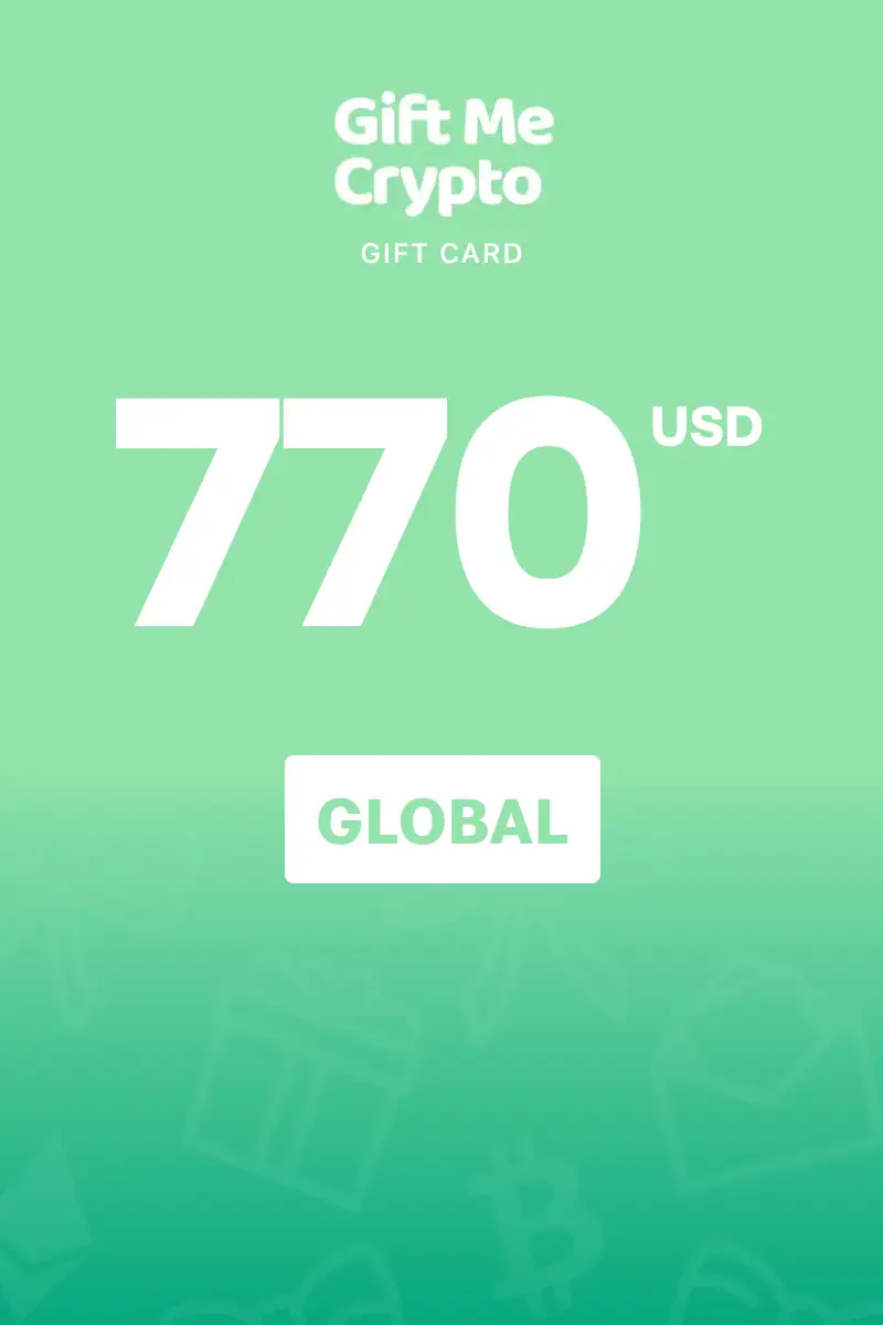 Gift Me Crypto (USDC) 770 USD Gift Card (Global) - Digital Key