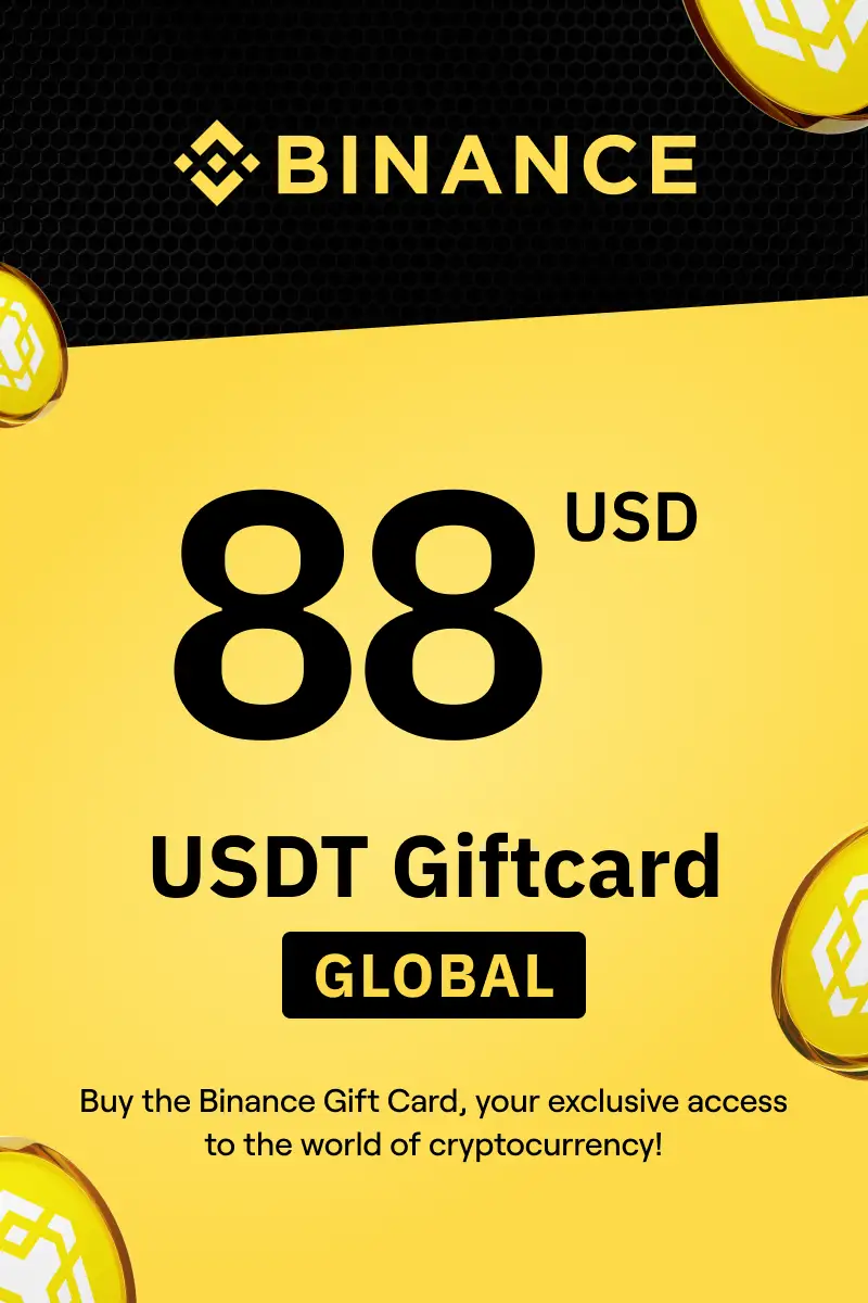 Binance (USDT) 88 USD Gift Card (Global) - Digital Key