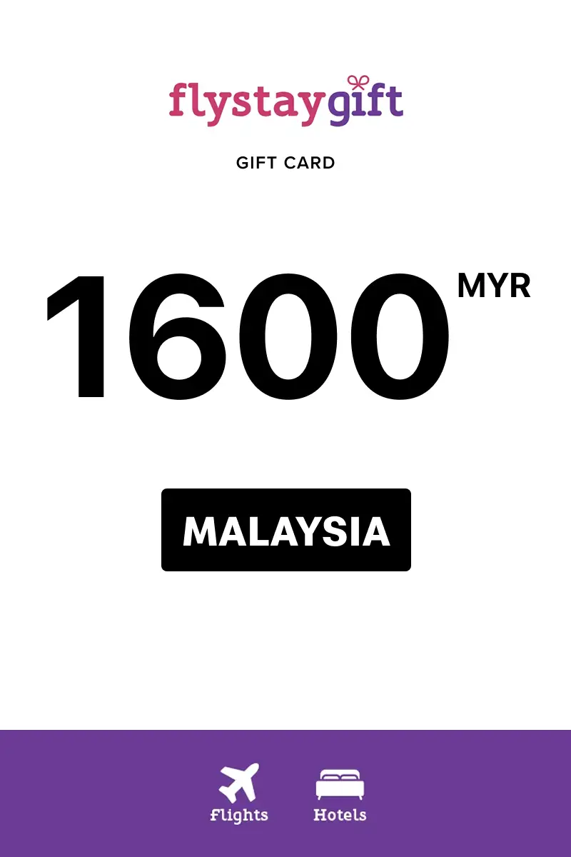 Flystay Gift 1600 MYR Gift Card (Malaysia) - Digital Key
