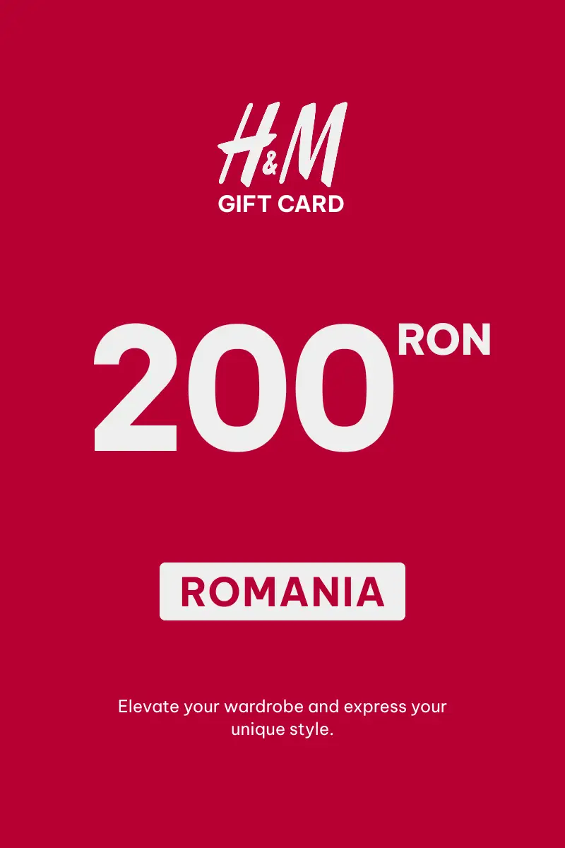 HandM 200 RON Gift Card (Romania) - Digital Key