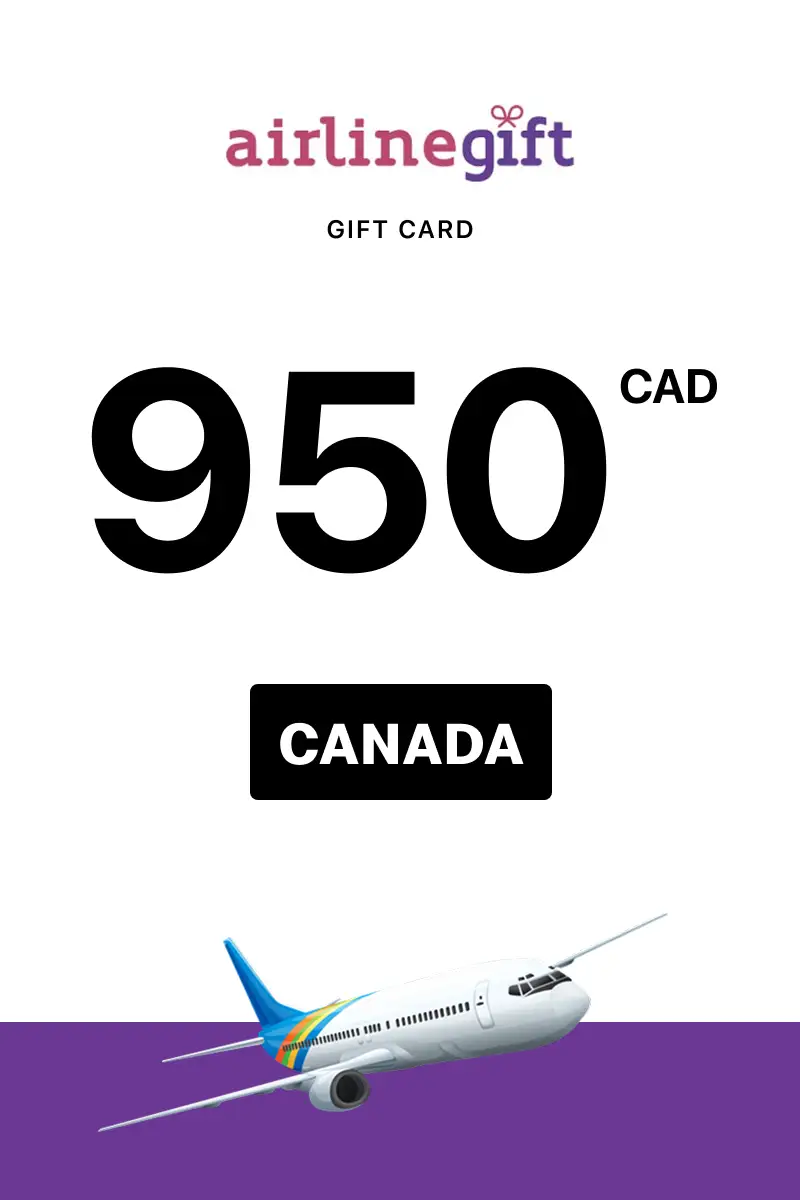 Airline Gift 950 CAD Gift Card (Canada) - Digital Key