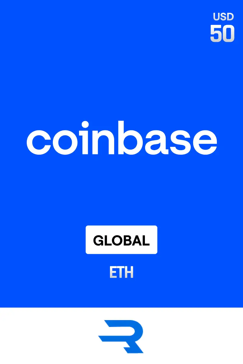 Rewarble Coinbase (ETH) 50 USD Gift Card (Global) - Rewarble - Digital Key