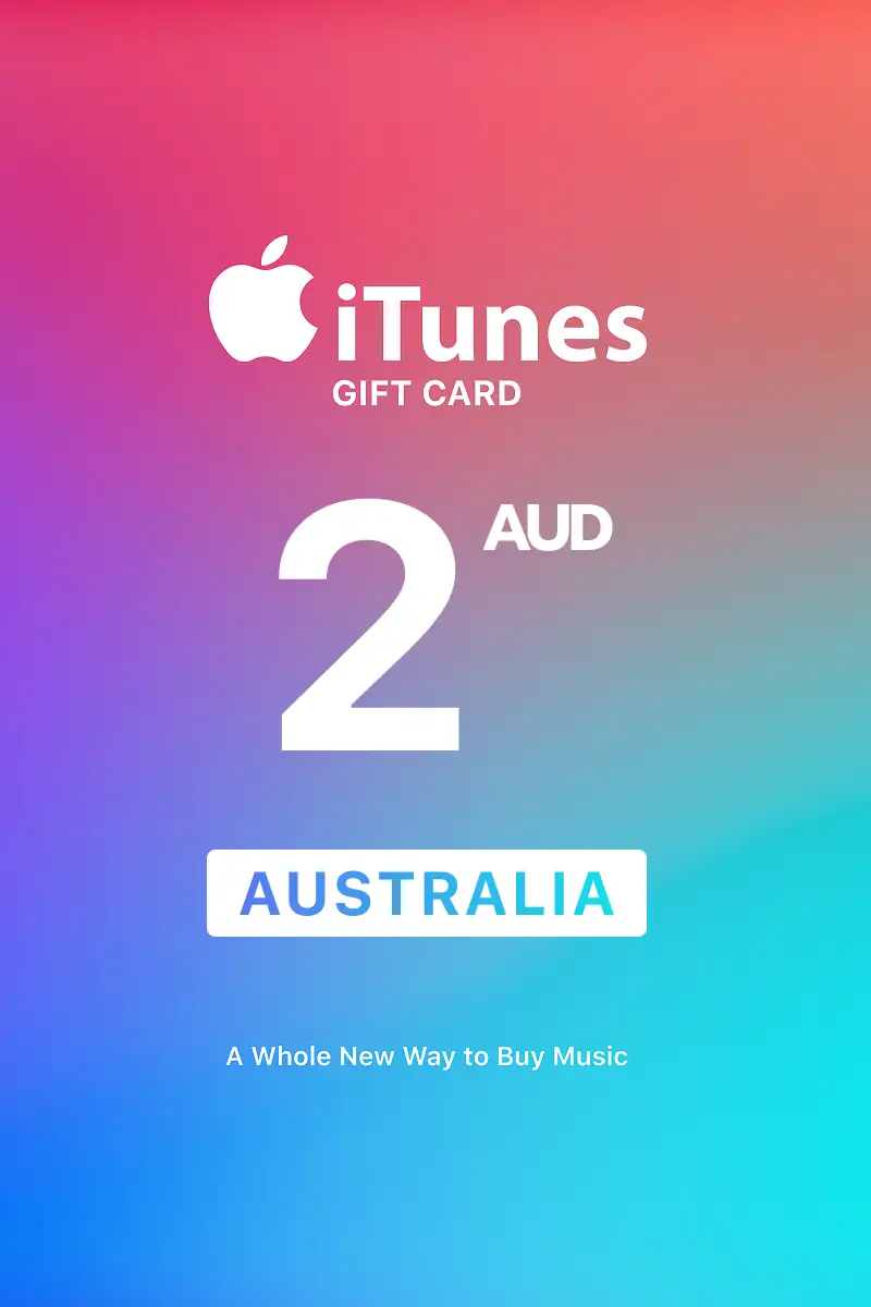 Apple iTunes 2 AUD Gift Card (Australia) - Digital Key