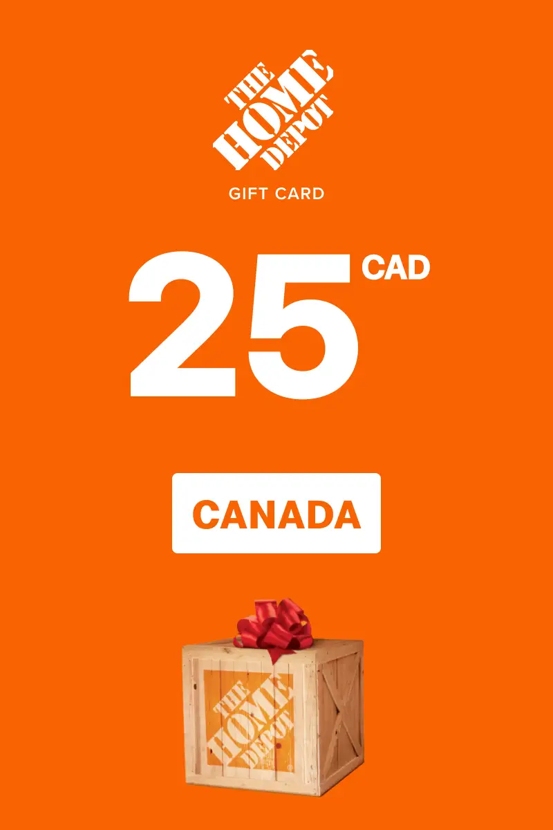 Home Depot 25 CAD Gift Card (Canada) - Digital Key