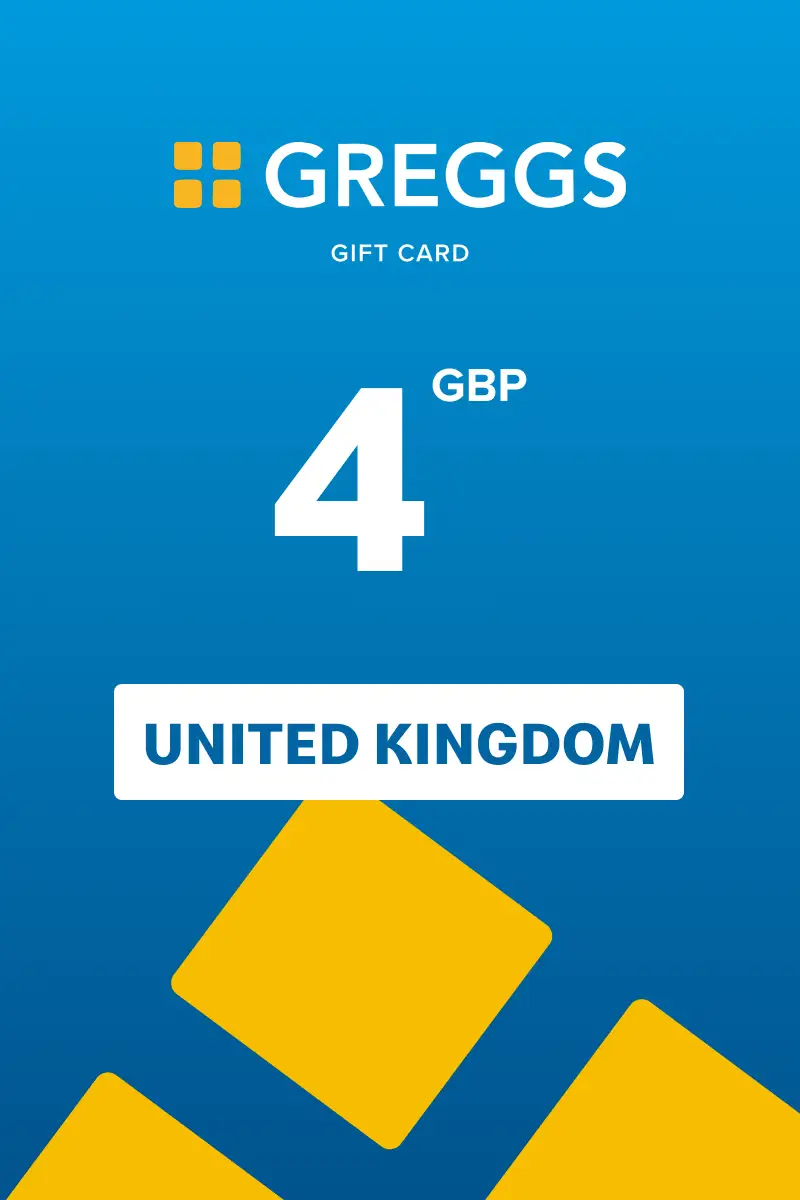 Greggs 4 GBP Gift Card (United Kingdom) - Digital Key