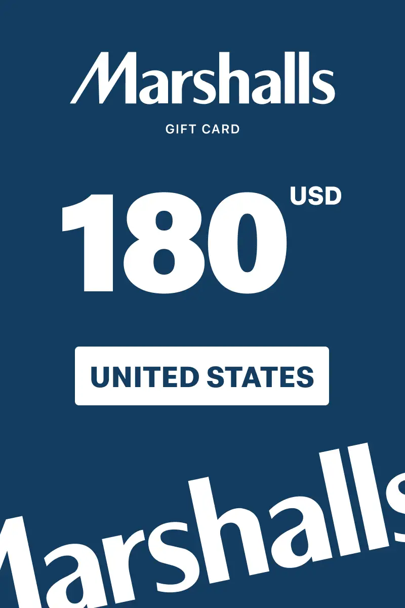 Marshalls 180 USD Gift Card (United States) - Digital Key