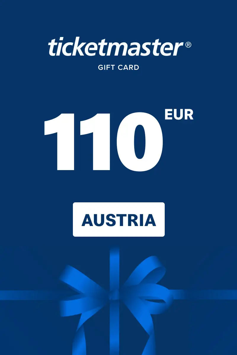 Ticketmaster 110 EUR Gift Card (Austria) - Digital Key