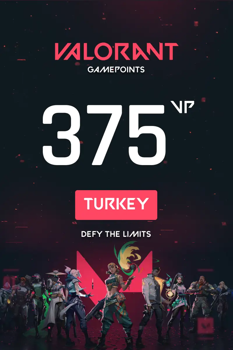 VALORANT 375 Valorant Points (Turkey) - Digital Key