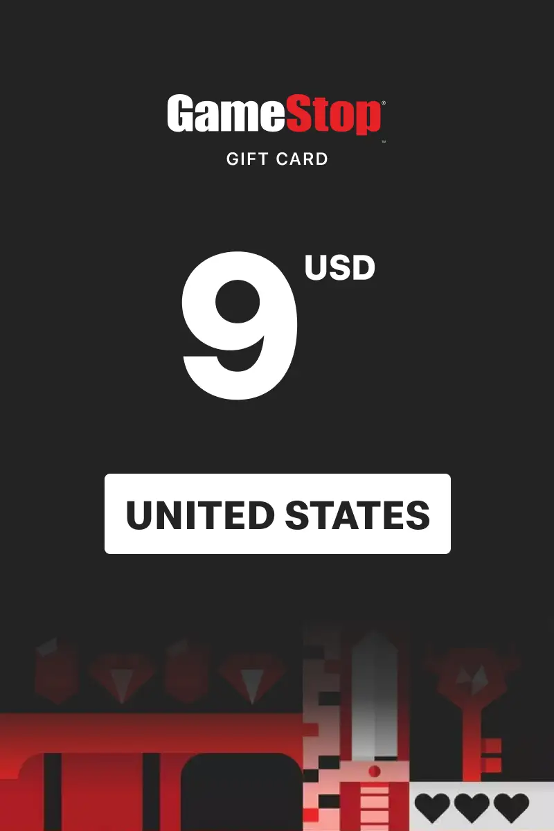 GameStop 9 USD Gift Card (United States) - Digital Key