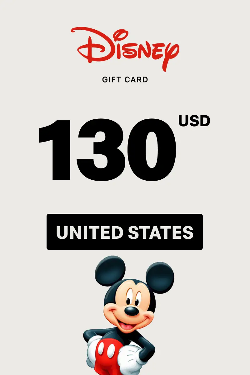 Disney 130 USD Gift Card (United States) - Digital Key